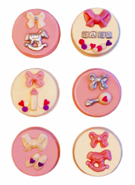 Image of chocolate covered oreos® as a baby girl gift from Benedict Treats