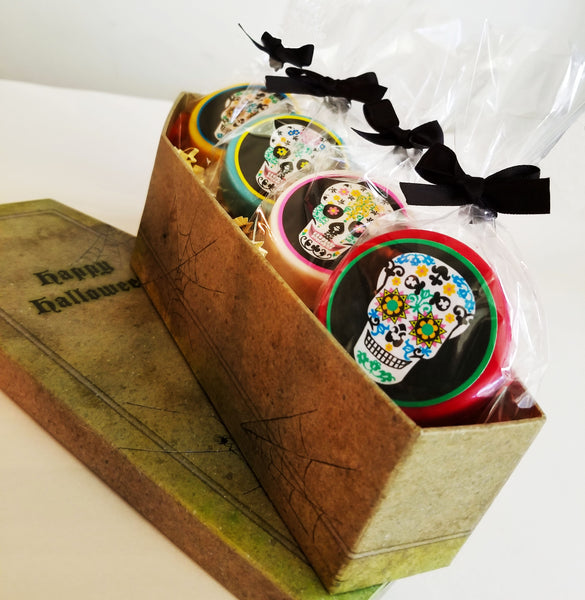 Day of the Dead Sugar Skull Oreos® in Coffin Box for Halloween