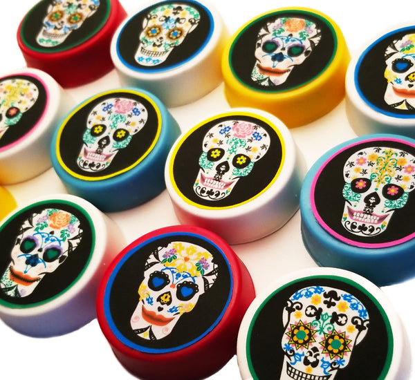 Day of the Dead Sugar Skull Oreos® in Coffin Box for Halloween