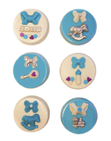 Image of chocolate covered oreos® as a baby boy gift from Benedict Treats